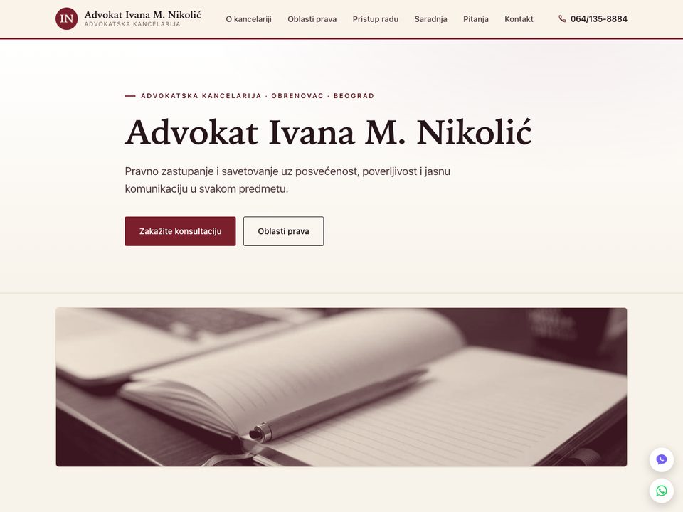 Sajt — Advokat Ivana M. Nikolić