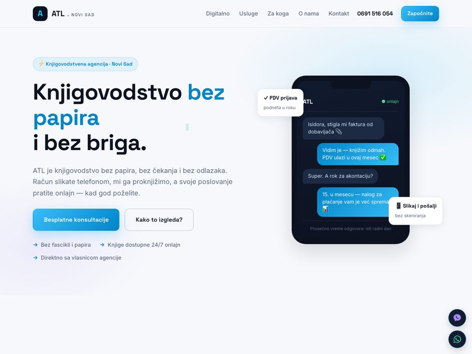 Sajt — ATL Novi Sad